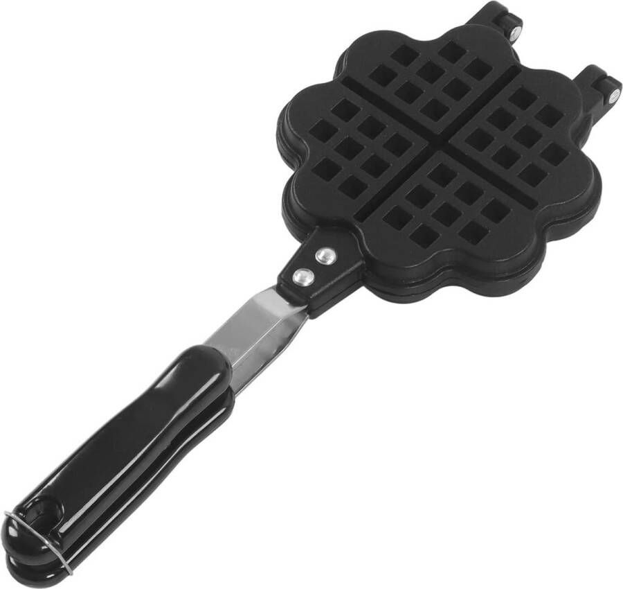 Dubbelzijdige Bloem Hartvorm Wafelijzer Non-stick Wafel Pan voor Pannenkoeken en Bakken
