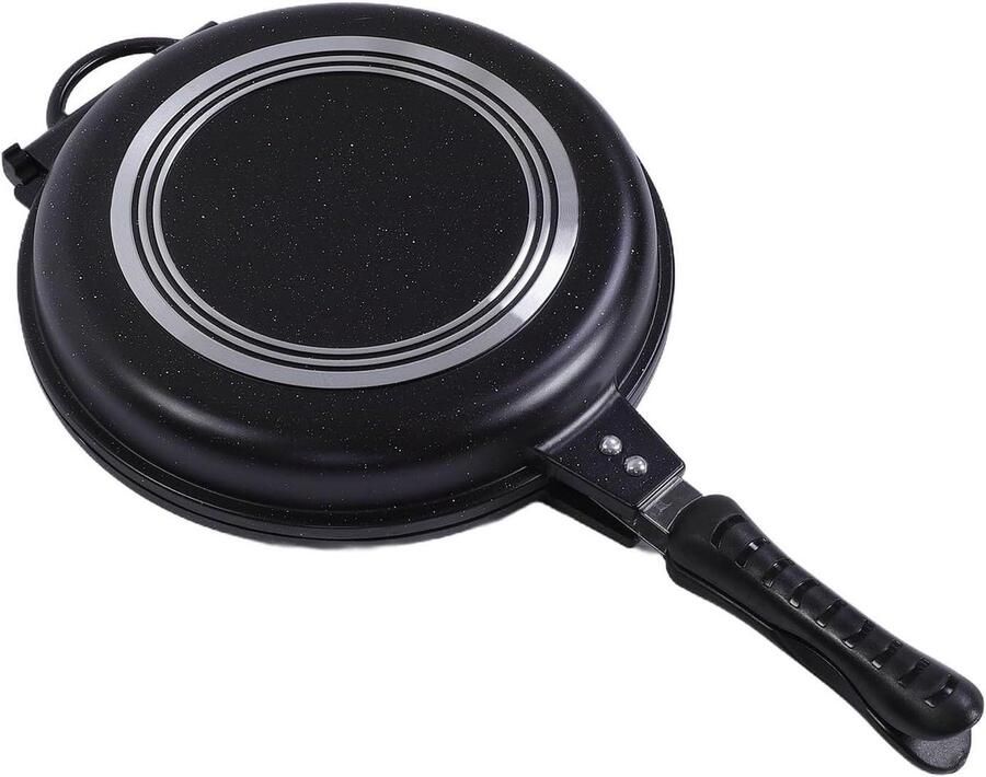 Dubbelzijdige Grillpan Drukpan Grill Ronde Pan Binnen en Buiten Koken Snelkooktechnologie Niet gespecificeerd Niet gespecificeerd