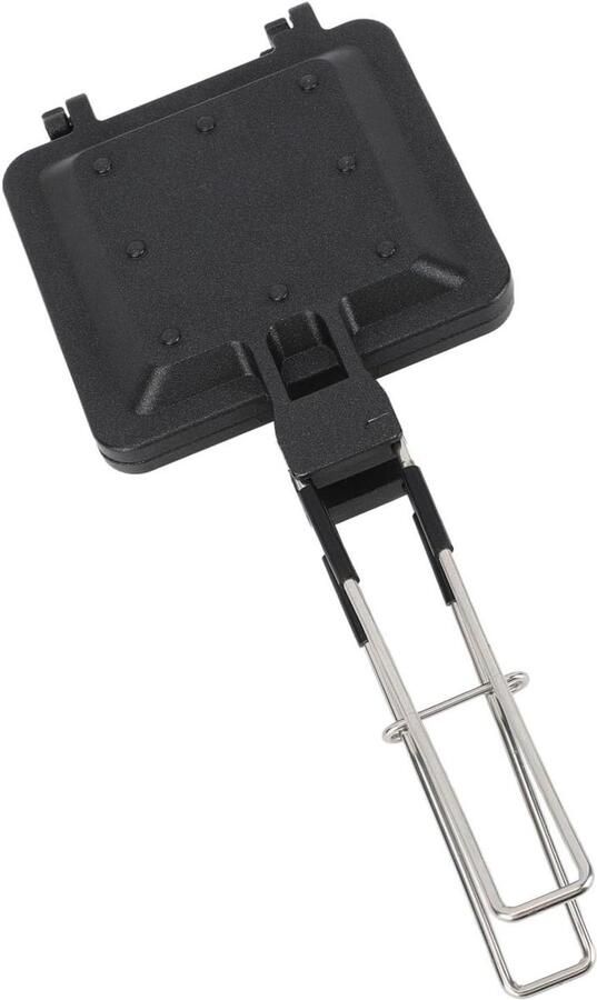 Dubbelzijdige Koekenpan Tosti Ijzer Panini Maker Sandwiches Maken Dubbelzijdige Verwarming 550 g Zilver