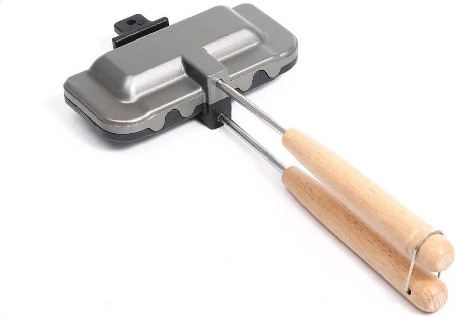 Dubbelzijdige Ontbijt Sandwich Maker Flip Grill Pan voor Hot Dog Broodrooster Pannenkoeken Toast