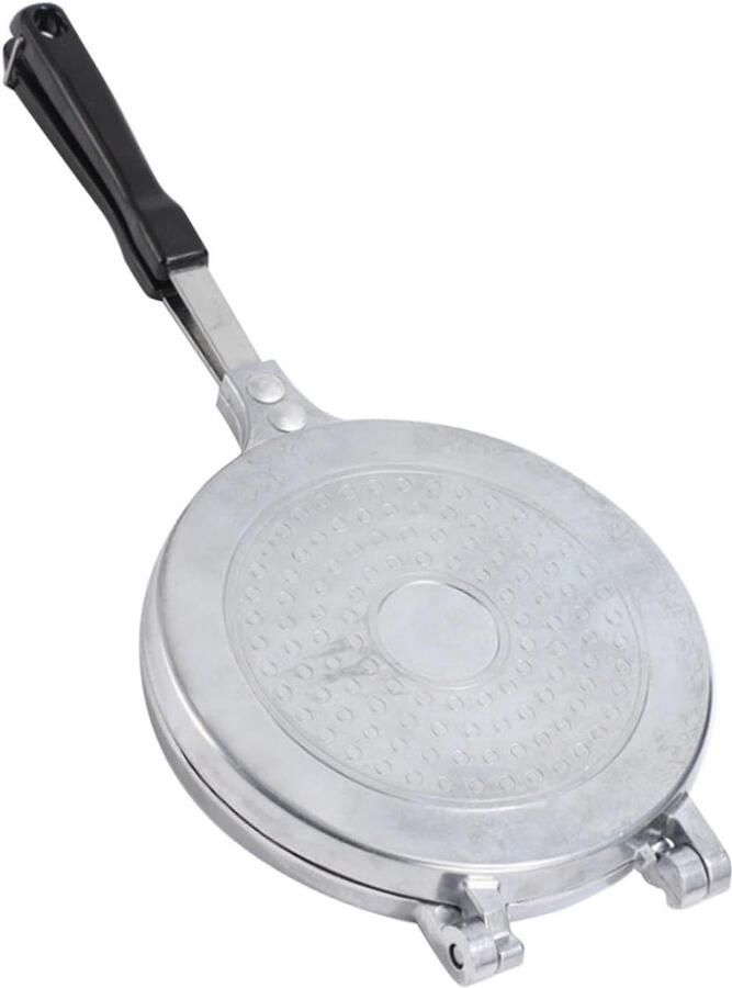 Dubbelzijdige Pan Omelet Pan Ontbijt Maken Antiaanbaklaag 42x24x4 cm Zwart