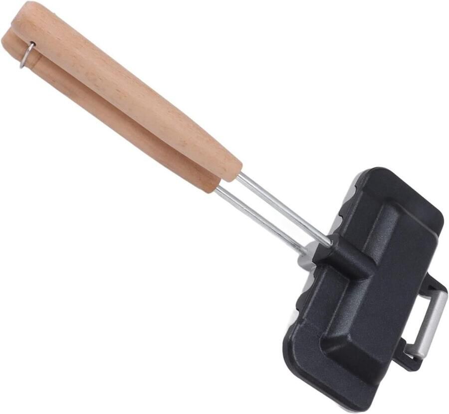 Dubbelzijdige Sandwich Pan Tosti IJzer Pan Ontbijt Bakken Sluit Brood In Een Keer 30x14cm Multicolor