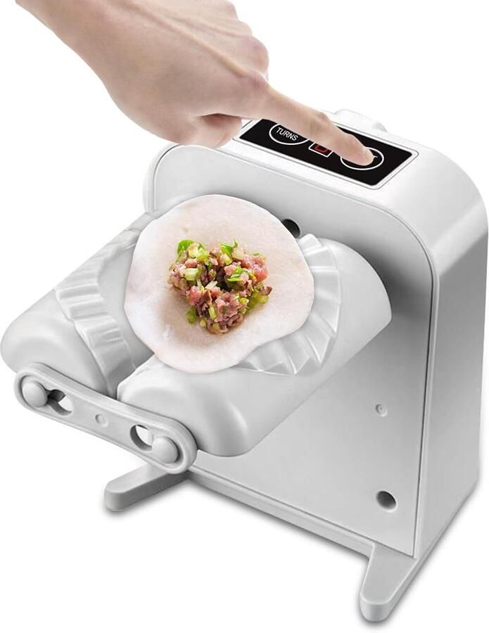 Dumplingmaker automatisch: ravioli-vormer automatische knoedelmachine elektrische raviolivormerset deegzakvorm met kwast en lepel knoedelschimmel voor het maken van VonKlöß