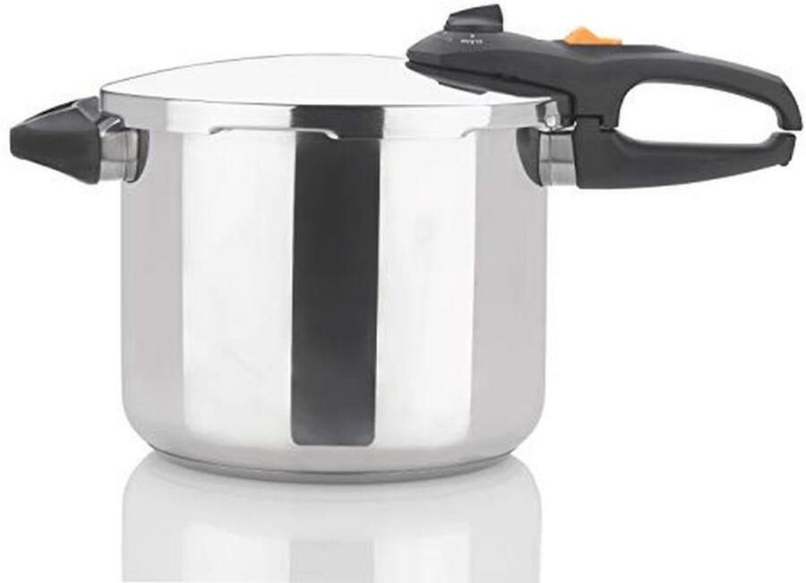 Duo Multi-Setting Snelkookpan & Canner met Digitaal Kookboek en Stoomboot Mand 10 Quart Capaciteit
