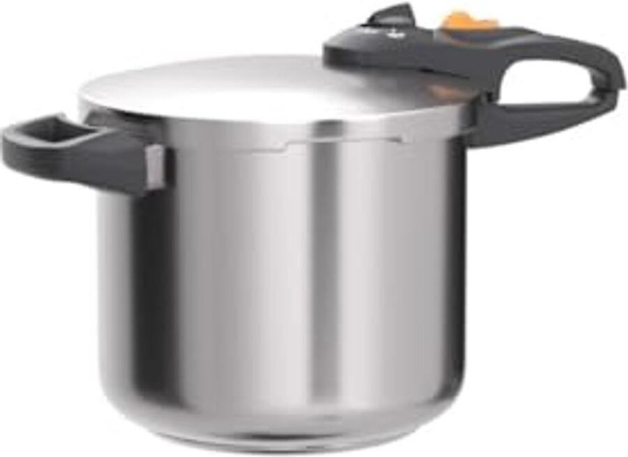 Duo Multi-Setting Snelkookpan & Canner met Digitaal Kookboek en Stoomboot Mand 10 Quart Capaciteit