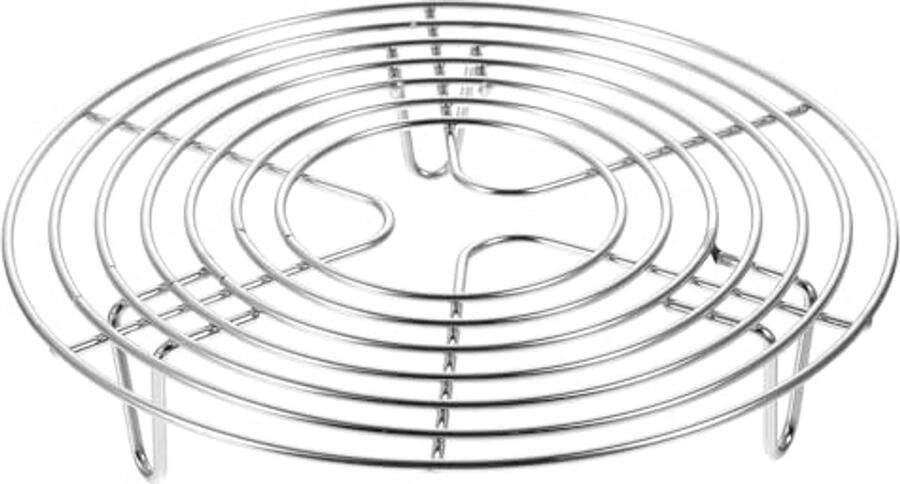 Duurzaam Stoomrek RVS voor Snelkookpan 20 x 4 cm
