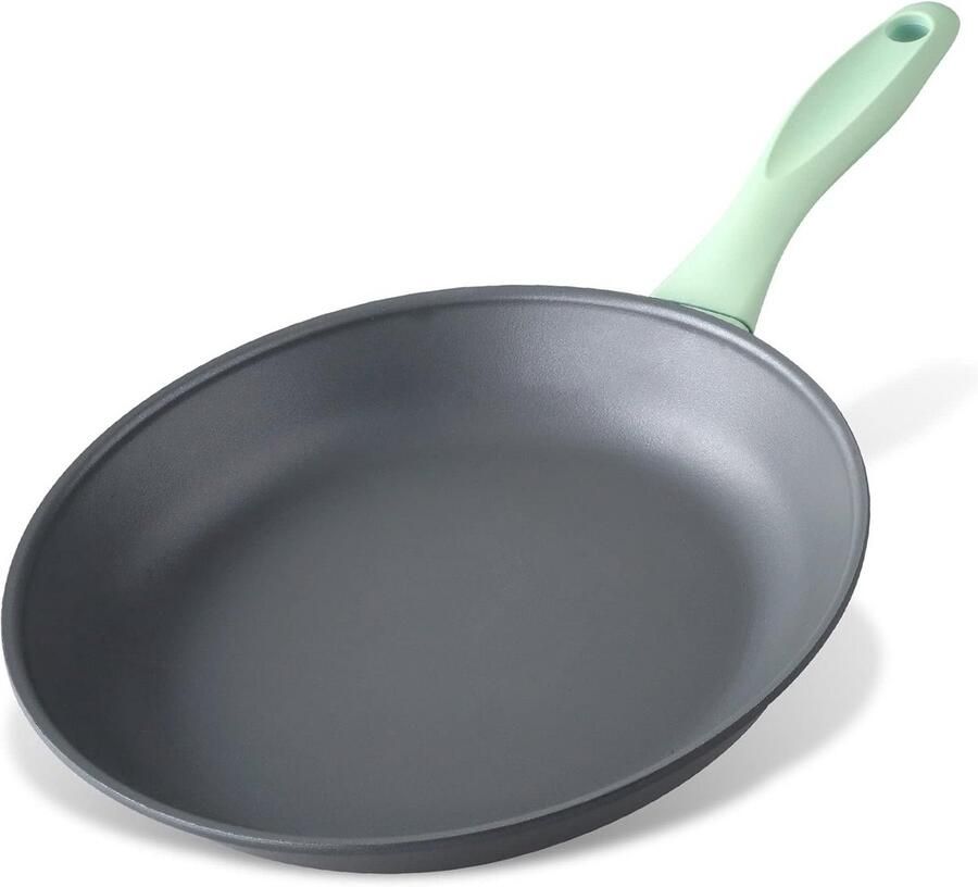 Duurzame Braadpan 20 cm Anti-aanbaklaag Gerecycled Aluminium Ovenbestendig Inductie
