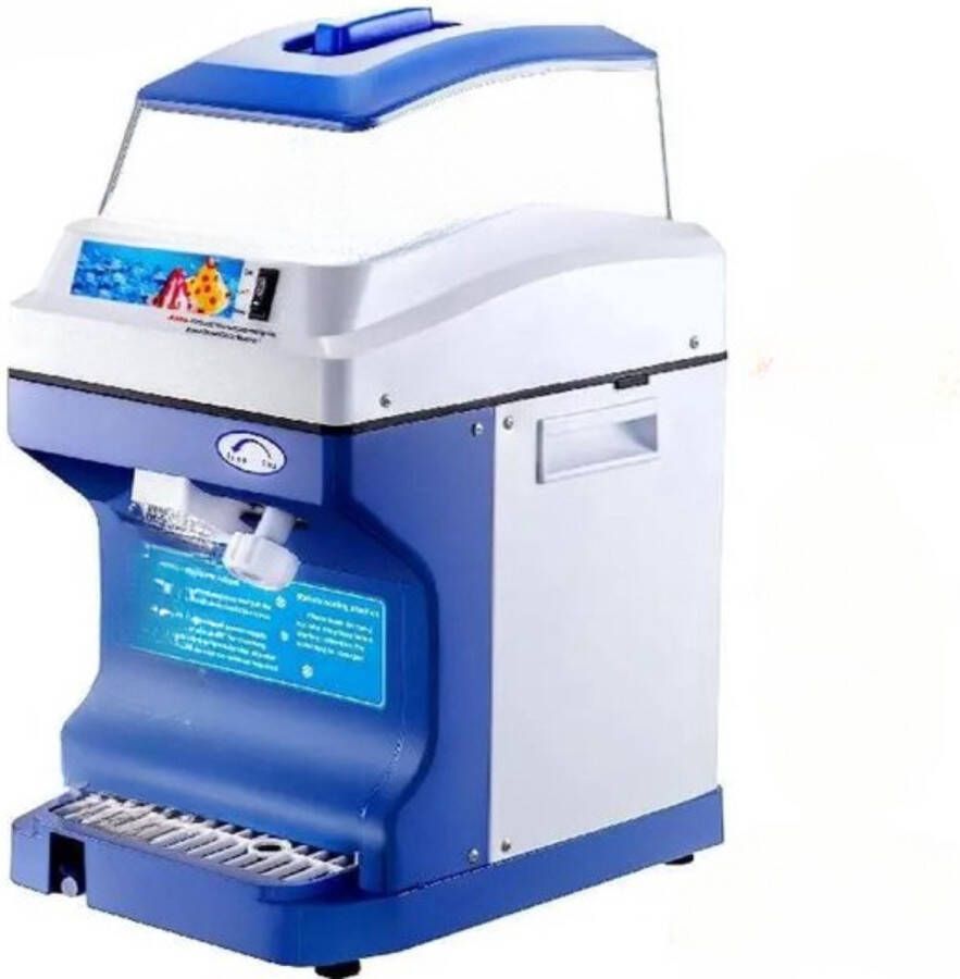 Duurzame Professionele Ijs Schaafmachine in Blauw 120kg u 250W Robuust en Efficiënt