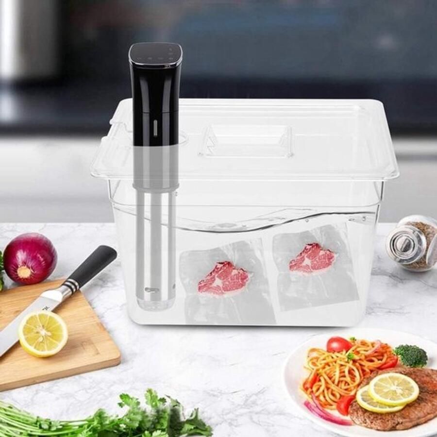 Duurzame Sous Vide Container met Deksel Geschikt voor Thuis Koken en Vacuümverpakken