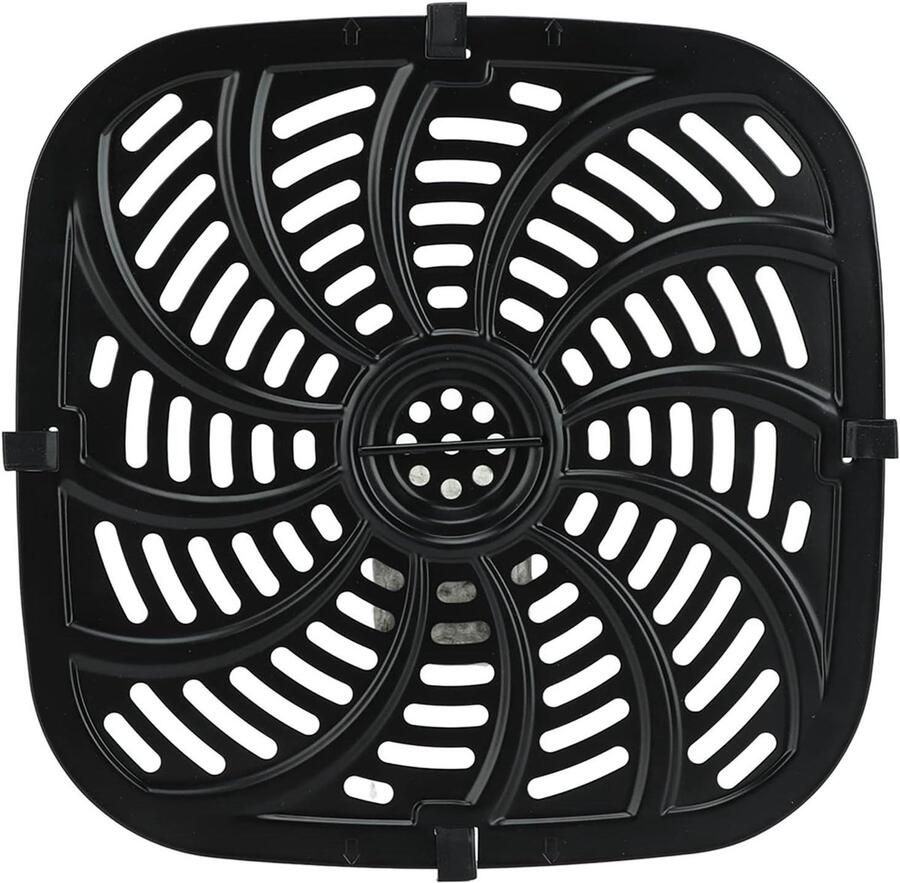 E-Ambar Airfryer grillpan accessoires met handvat voor 8qt vervangende onderdelen rooster bakpan
