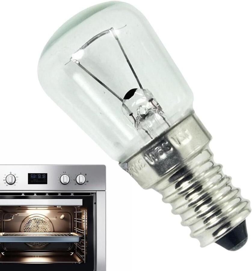 E14 LED Lamp Oven Gloeilamp Hoge Temperatuur Hittebestendig Glas 1000 Uur Levensduur Uniek