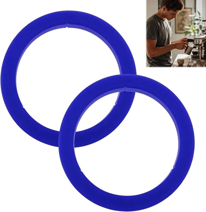 E61-afdichtingen 2 stuks verbeterde filterdrager voedselveilige siliconen ideaal voor espressomachine SnelShoppen