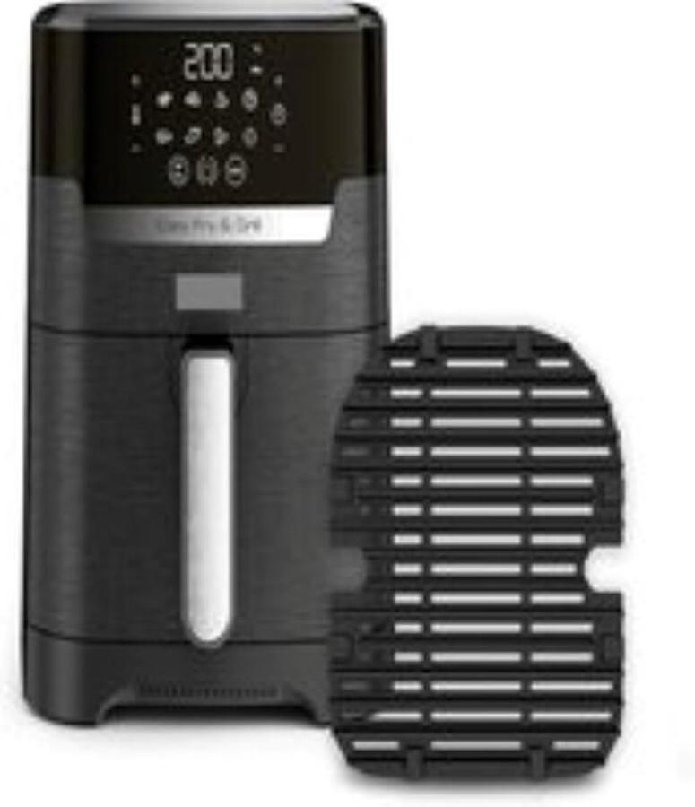 Easy Fry & Grill Precision EY5058 2-in-1 heteluchtfriteuse en grill digitaal display XL capaciteit: 4 2 L 8 automatische programma's Incl. grillrooster