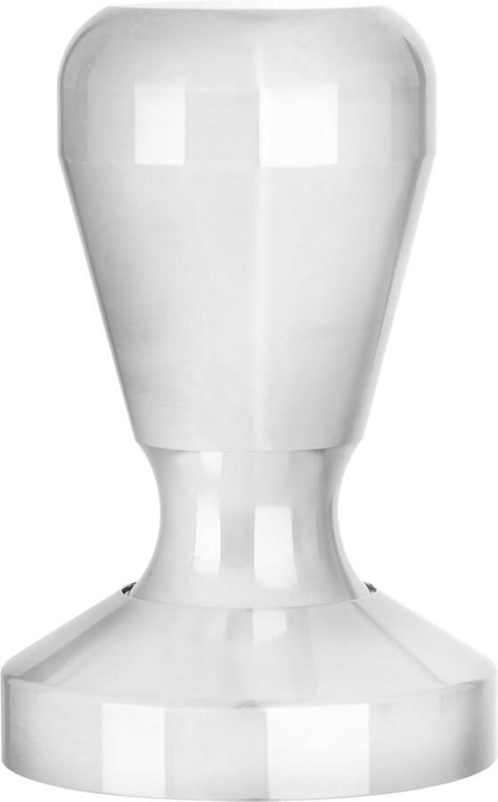 Koffie Tamper Espresso Stamper Espresso Bereiden Roestvrij Staal 53 mm Zilver