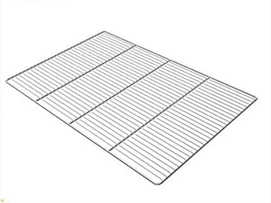 Echt RVS Grillrooster 60x40 cm met 3 Stevige Dwarsbalken