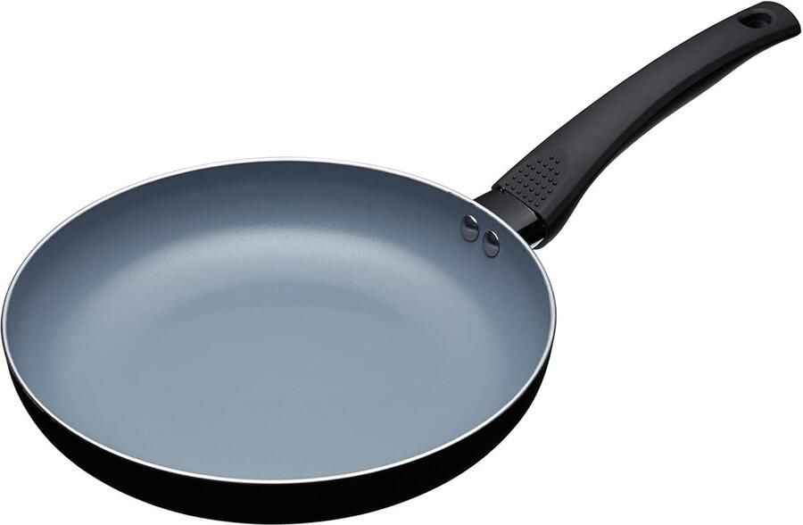 Eco Inductie Koekenpan met Keramische Anti-aanbaklaag Zwart Blauw 24 cm