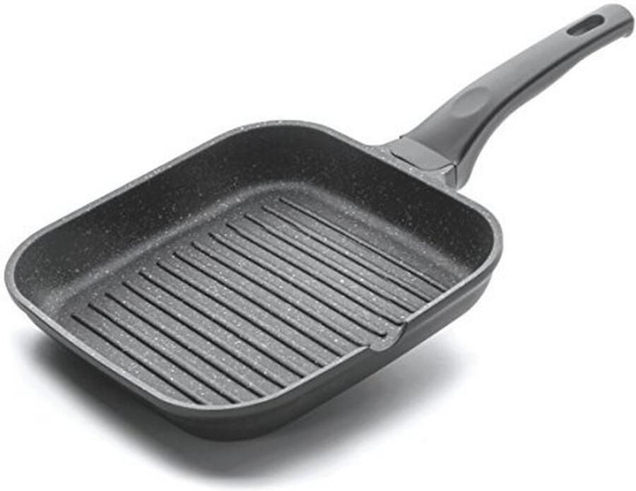Eco Stone Grill Pan 28x28 CM Antiaanbaklaag