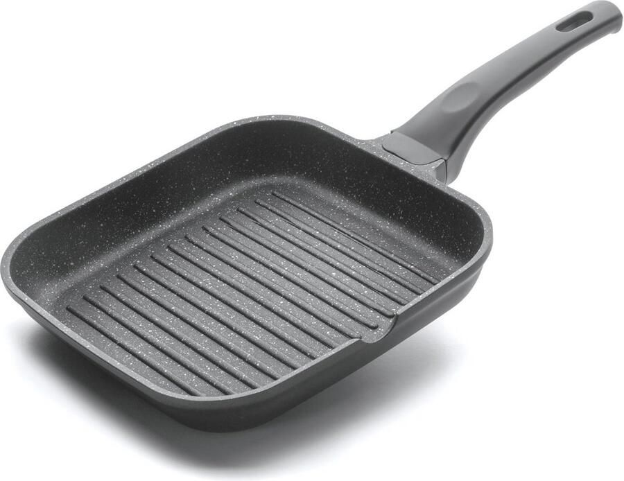 Eco Stone Grill Pan 28x28 CM Antiaanbaklaag