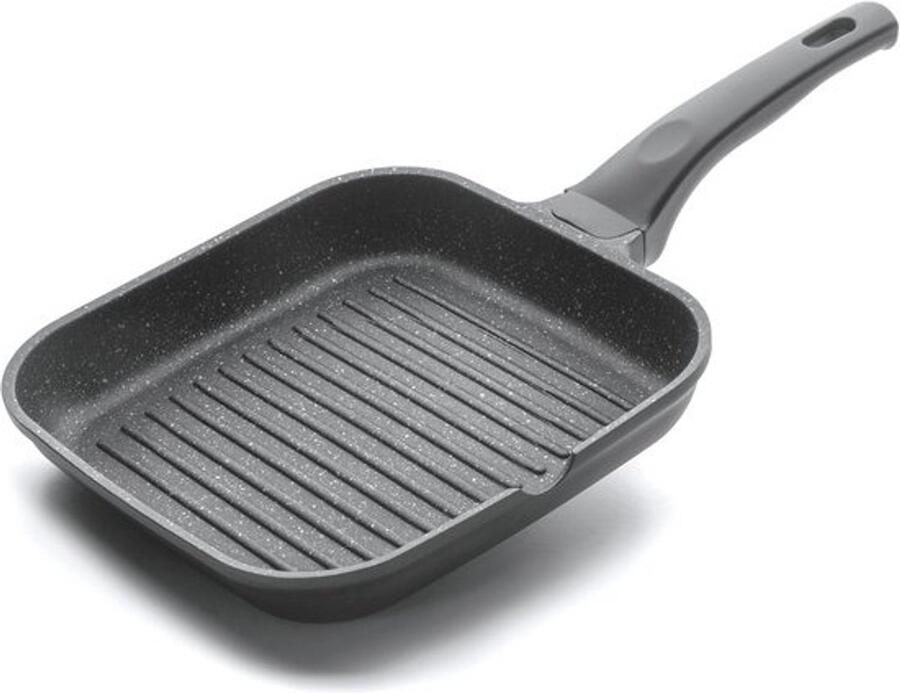 Eco Stone grillpan 28x28 CM Antiaanbaklaag