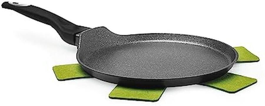 EcoEnergy Crêpe Pan met Thermochrome Technologie Zwart