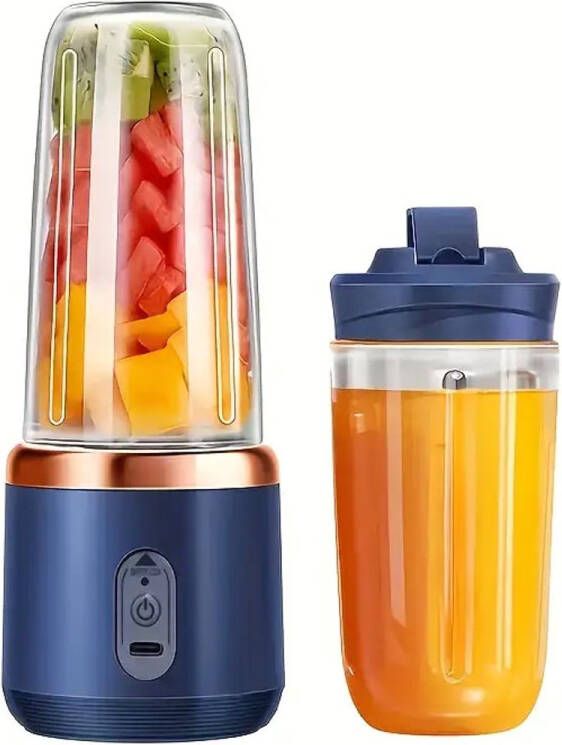 Een draagbare blender en sapcentrifuge