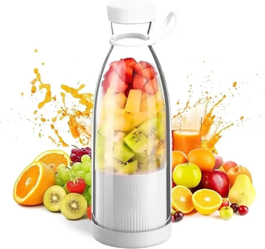 Een fles van 380 ml voor vers sap een USB-blender en een draagbare blender smoothiemaker