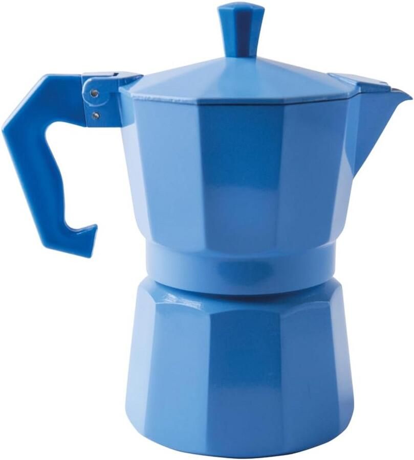Eénkops Koffiezetapparaat in Sky Blue voor Heerlijke Koffie