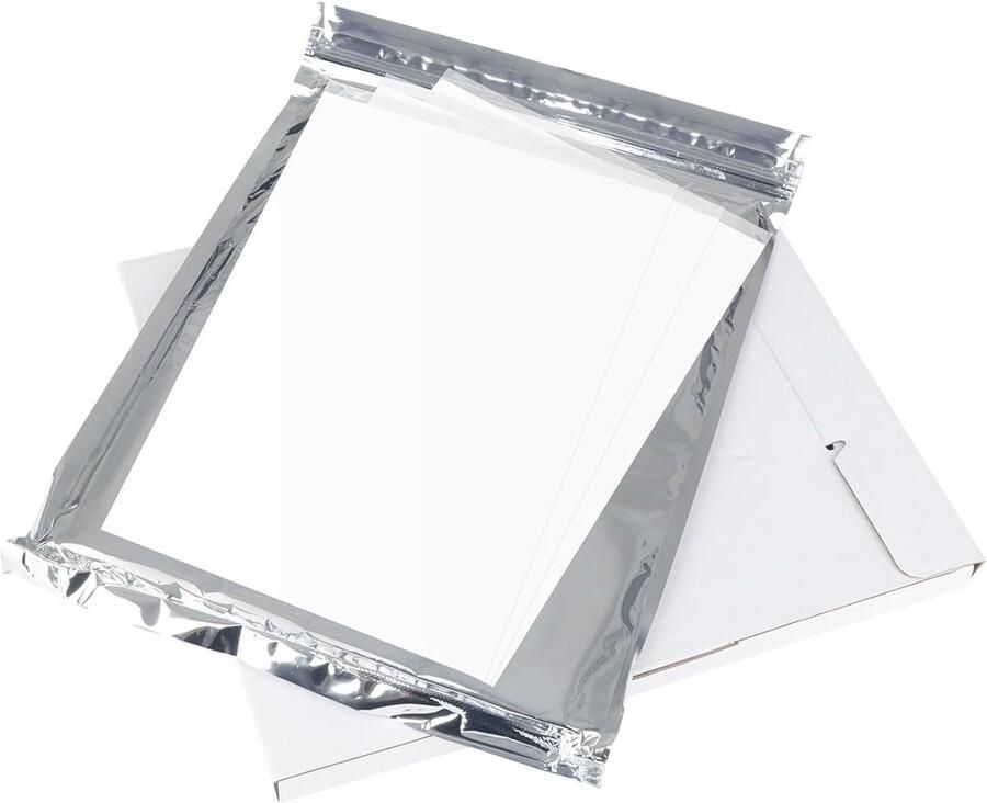 Eetbaar papier 25 stuks suikerglazuurblaadjes A5-formaat 20 x 15 cm suikerglazuurbladen eetbaar fotopapier voor taartdecoraties koekjes suikerblaadjes voor taartprinter