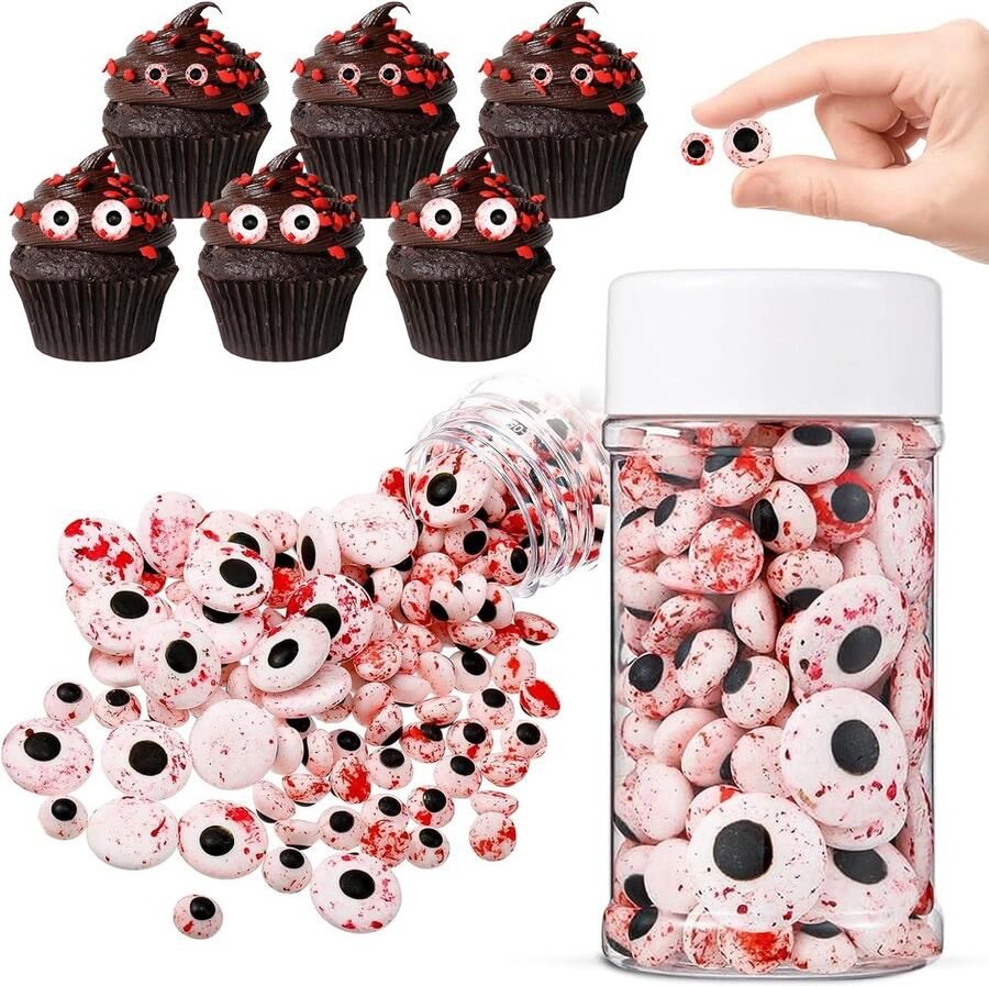 Eetbare Suikerogen Eetbare Suikerogen Eetbare Suikerogen Met Bloed Eetbare Suikerogen Met Bloed Voor Halloween Cake Decorating
