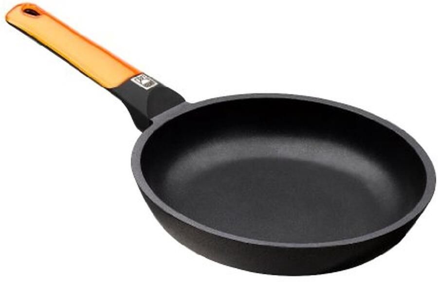 Aluminium Koekenpan Antiaanbakpan Lekker Koken Energiebesparend Systeem 26 cm Oranje