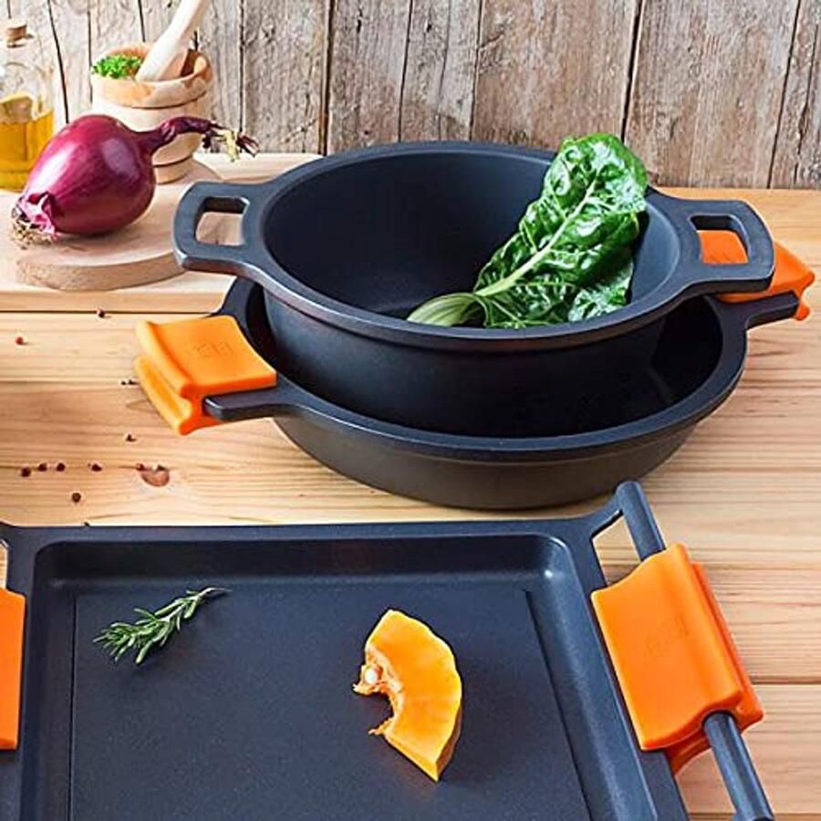 Efficiënte braadpan met antiaanbaklaag 24 cm voor alle warmtebronnen