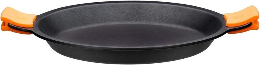 Efficiënte Paella-pan 32 cm bovenmaat 25.4 cm ondermaat diepte 4.1 cm