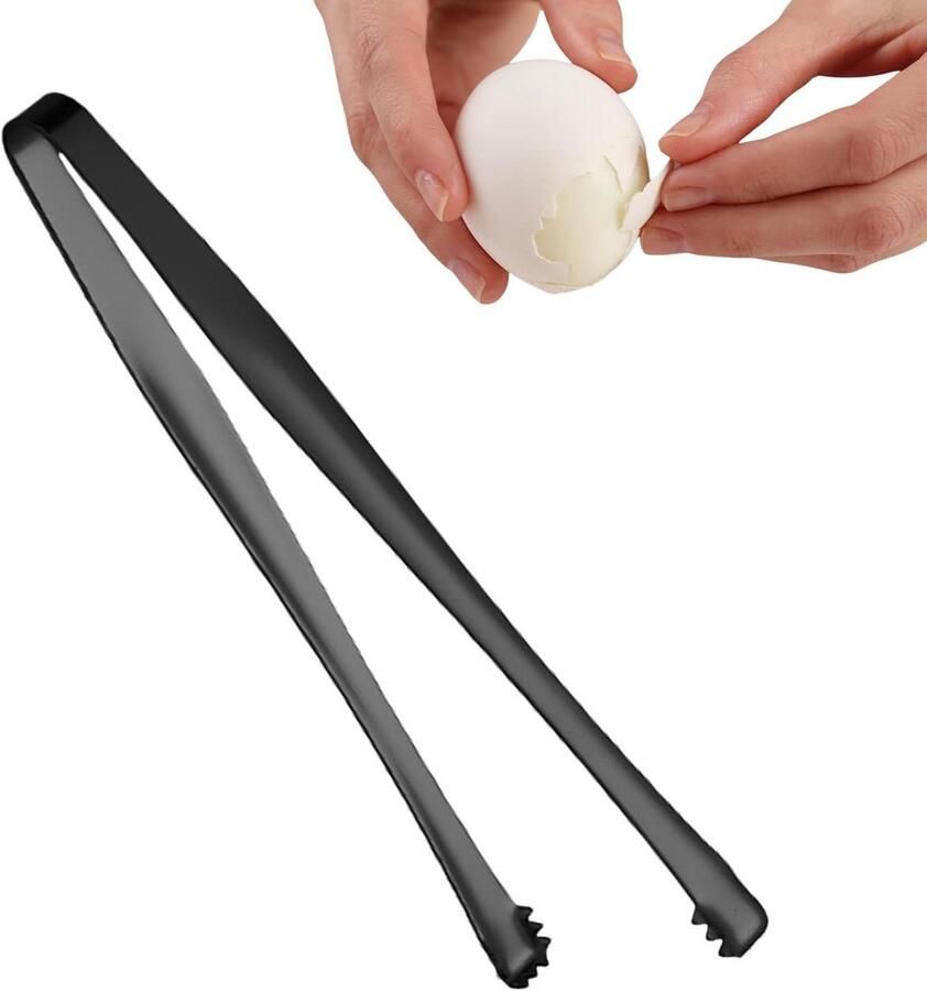 Ei Chalaza Remover Eieren Tool Schoon Koken Voedselveilig Materiaal 15 x 5 x 1 cm Zwart