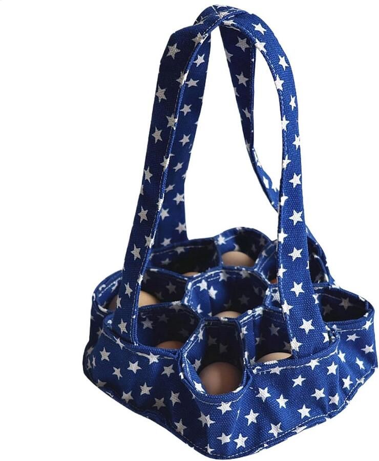 Ei Collector Ei Mand Eieren Verzamelen Verdikte Bodem 23 x 22 cm Blauw