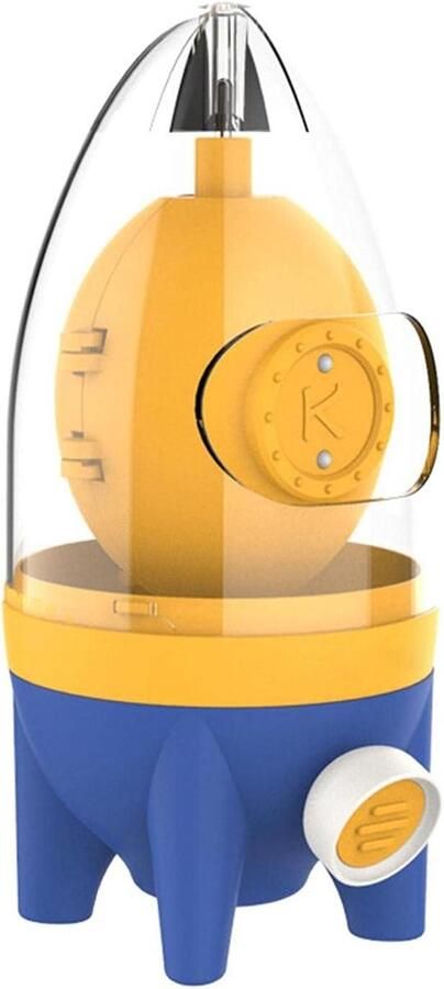 Ei Shaker Mixer Gouden Ei Maker Eieren Mengen Touw Trek Mechanisme 76x76x170mm Transparant