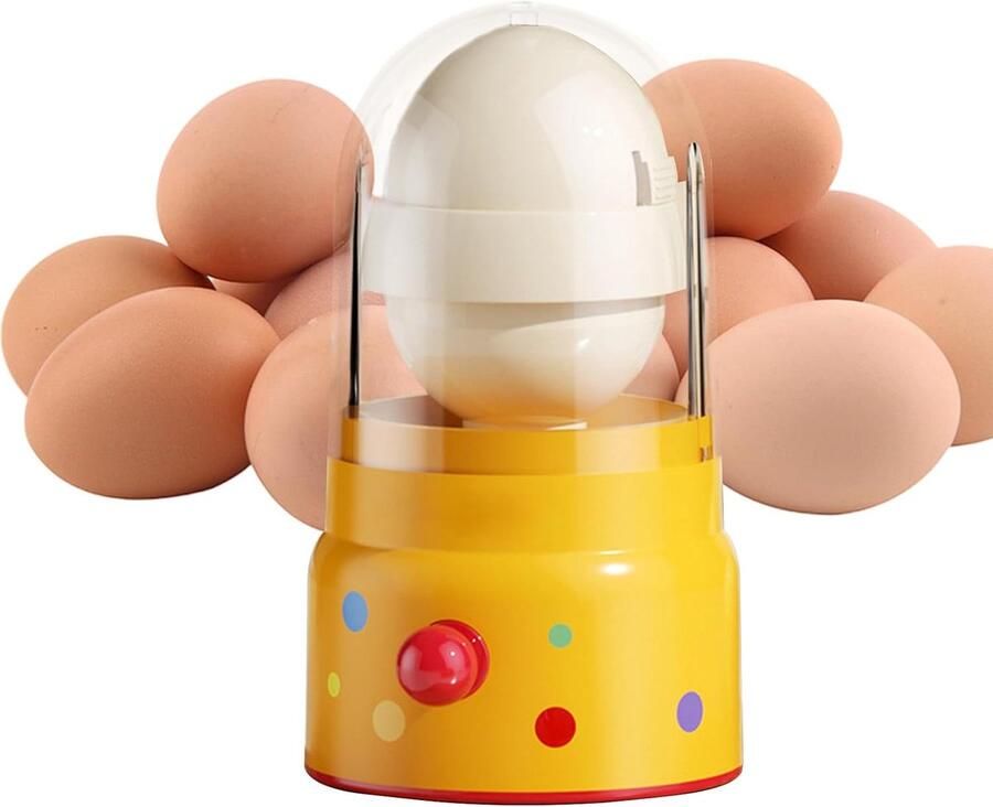 Ei Spinner Mixer Handmatige Ei Shaker Snel Eieren Mixen Draagbaar Trekker Ontwerp 15.5 x 8 cm
