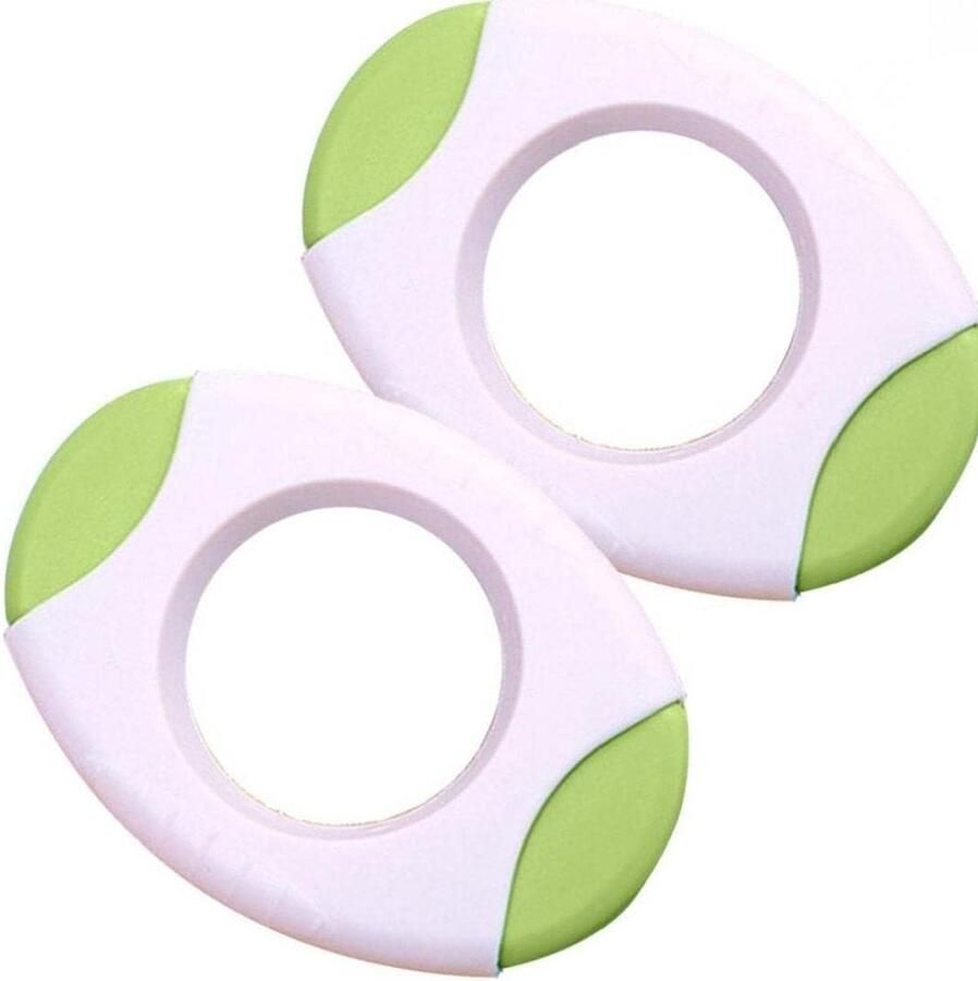 Ei Topper Cutter Ei Opener Gekookte Eieren Bereiden Eierschaal Verwijderaar 2 Stuks Groen