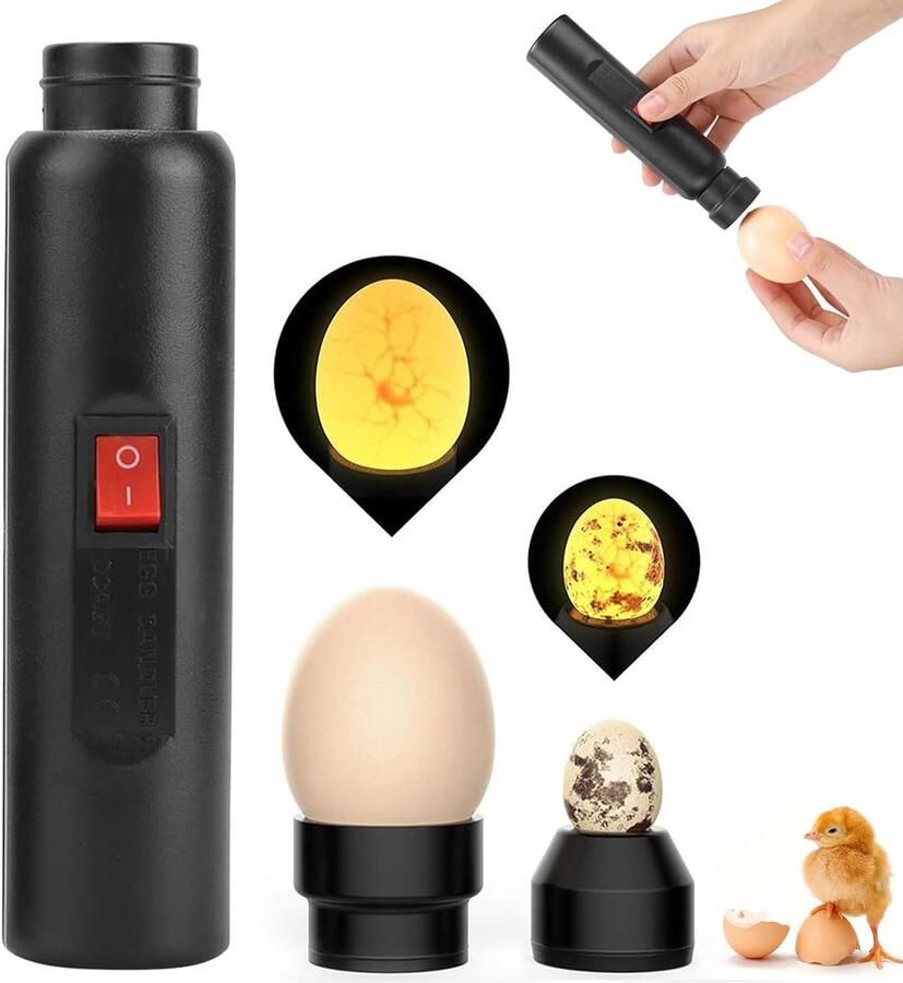 Eier Candler Eier Tester Ontwikkeling Controleren Oplaadbaar Draadloos Heldere Koele LED