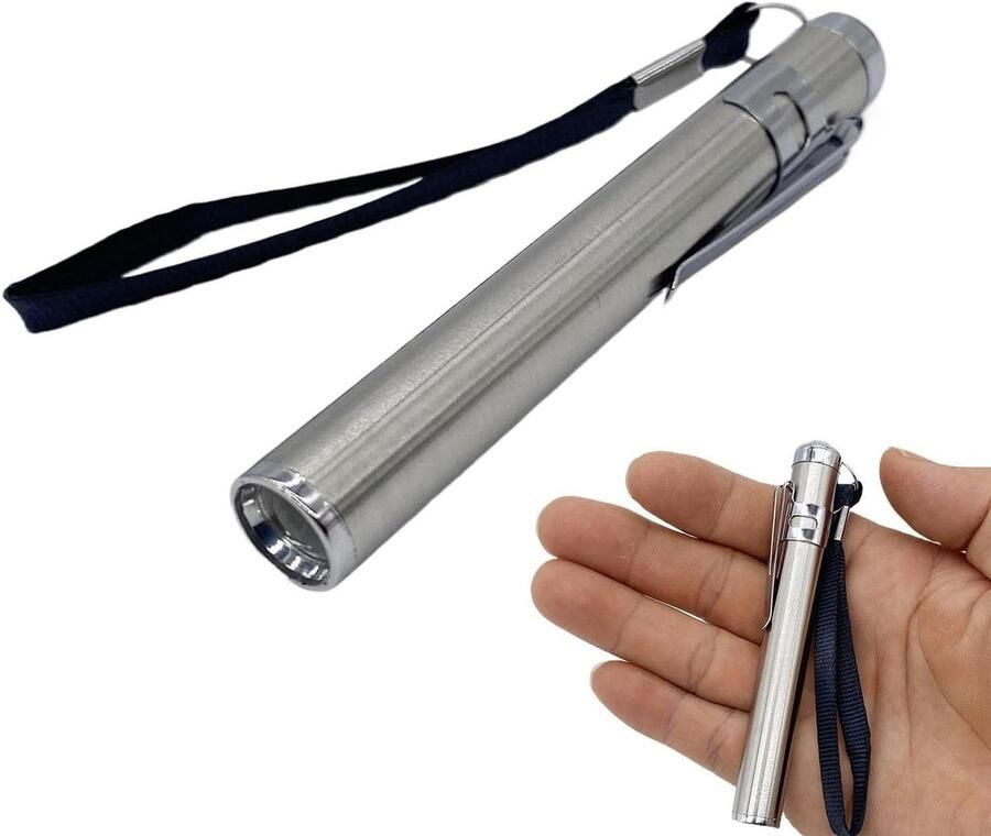 Eier Controle Lamp Eier Tester Kuiken Ontwikkeling Compact Licht 13 cm Lengte Zilver