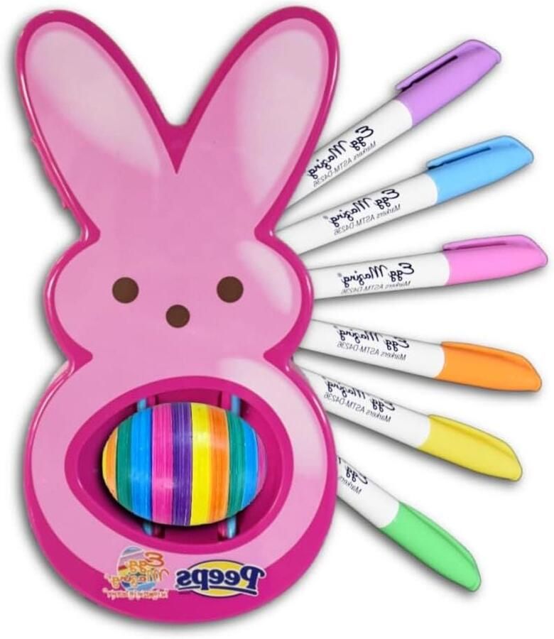 Eier Decorator Paas Decoratie Kit Creatief Knutselen Unieke Draaiende Actie One Size Roze