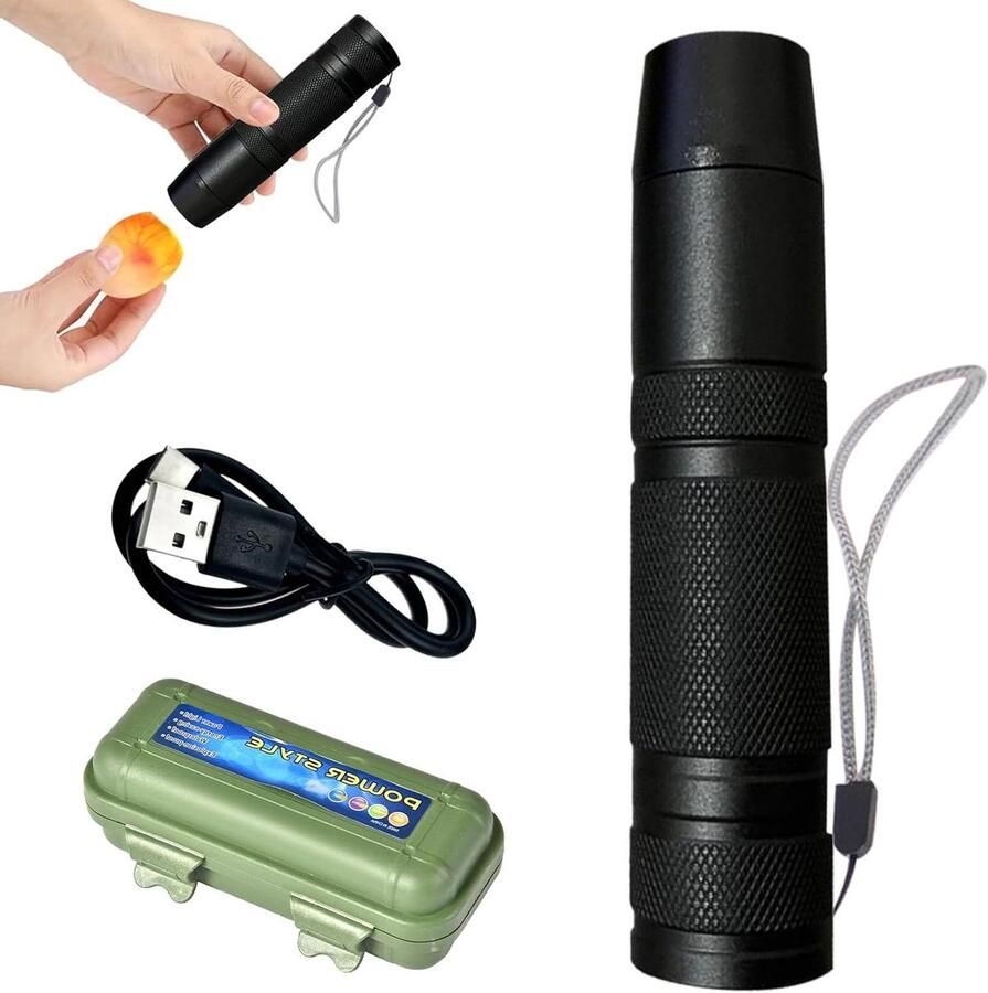 Eier Inspectielamp Ei Tester Ontwikkeling Monitoren Oplaadbaar Met Opbergdoos 137 x 95 cm Zwart