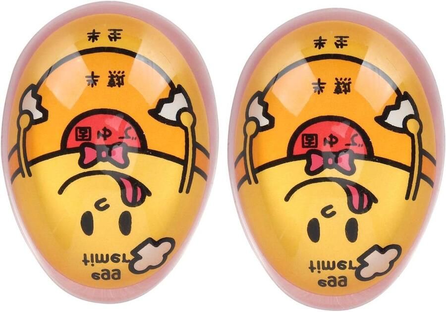 Eier Kookwekker Eieren Perfect Gekookte Eieren Kleurveranderend 2 stuks Meerdere Kleuren