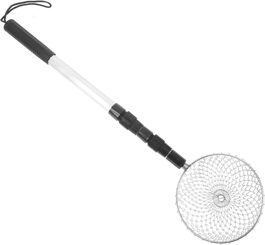 Eier Mand Eier Verzamelaar Kippenhok Werk Telescopisch Handvat 104 cm Zilver