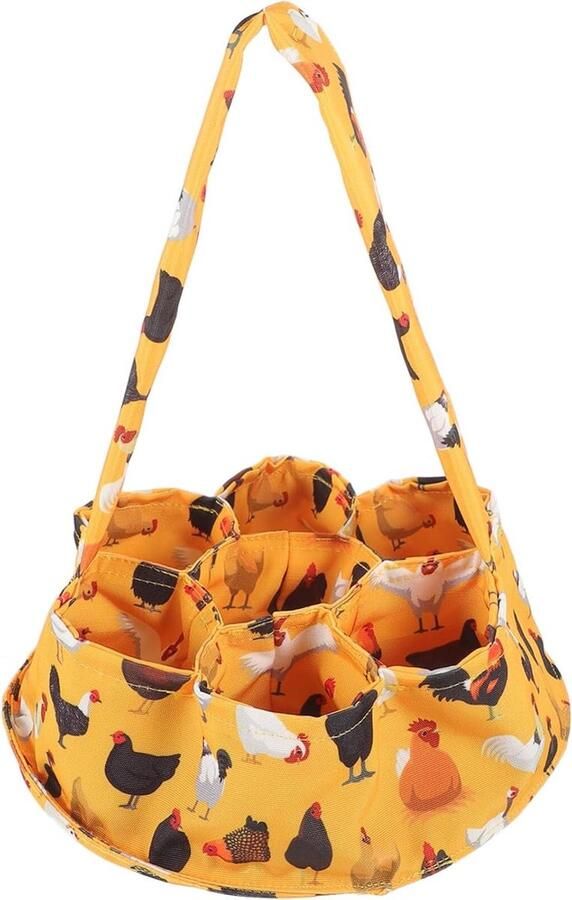 Eier Mand Verzamel Tas Verse Eieren 7 Vakken Ontwerp 27x21x21 cm Meerdere Kleuren