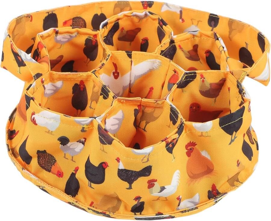 Eier Mand Verzamelmand Eieren Verzamelen Met 7 Zakjes 27 x 21 x 21 cm
