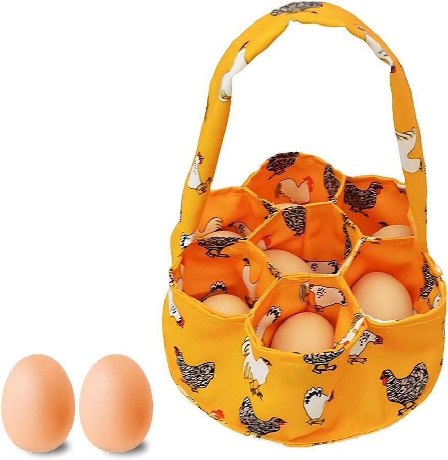 Eier Mandje Eier Verzamelaar Eieren Verzamelen Met 7 Vakken 17.6 cm N.v.t