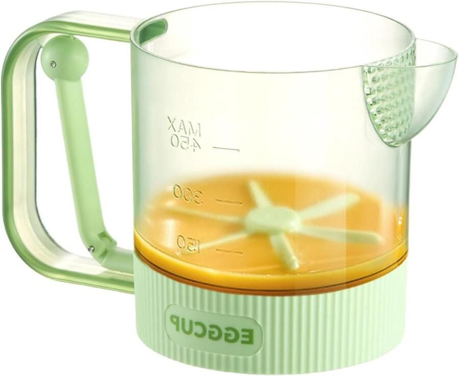 Eier Roerbeker Semi-automatische mixer Ingrediënten Mengen Polsvriendelijke handgreep 185 x 106 x 115 cm Groen