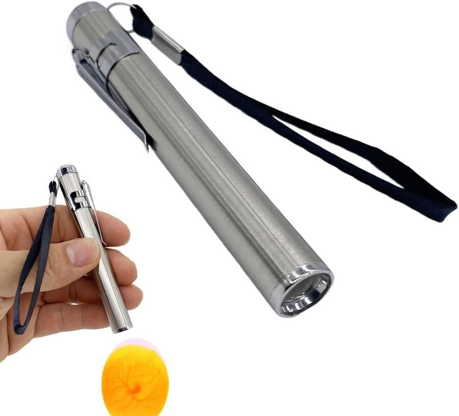 Eier Scheerlamp Eiertester Broedcontrole Gevogelte Kweek Compact Tuin Apparaat 15 x 5 x 5 cm