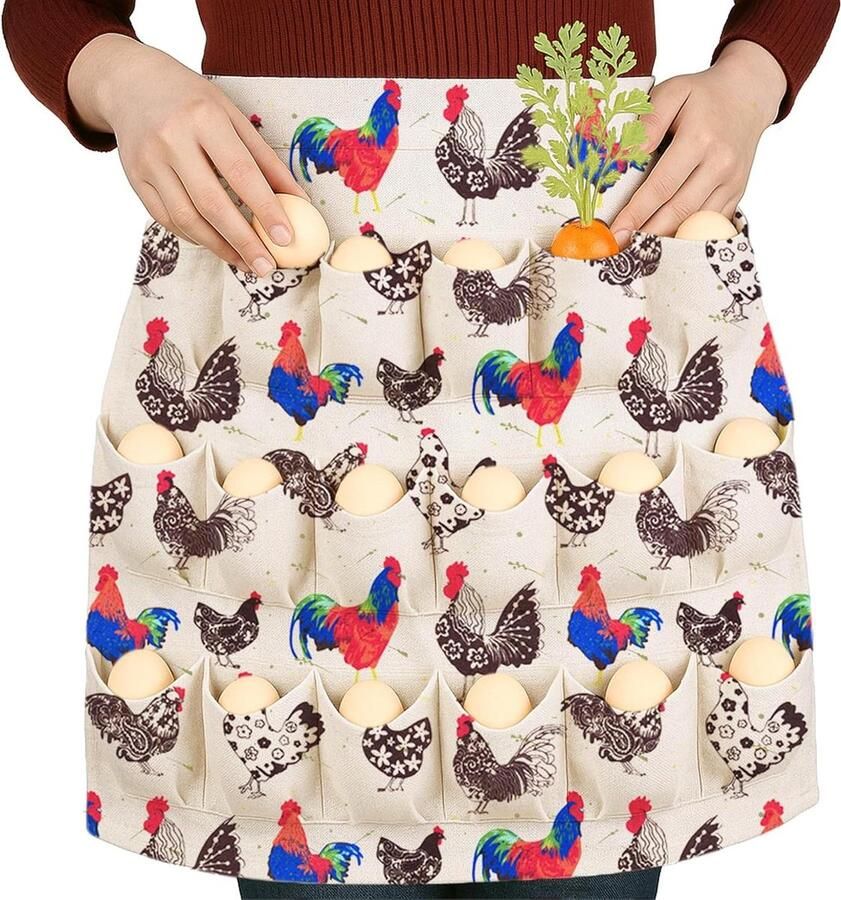 Eier Schort Eierhouder Apron Eieren Verzamelen 18 Vakken 20.8 x 16.8 cm Niet gespecificeerd