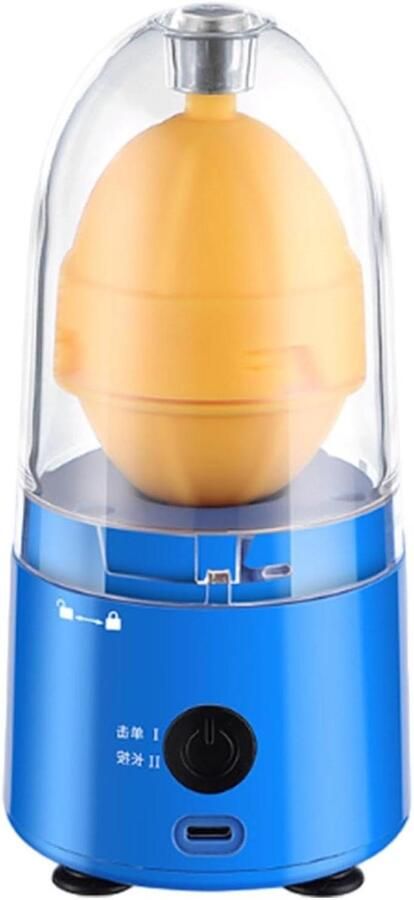 Eier Shaker Eier Mixer Eieren Mengen Stabiele Zuignap 19.5 x 9.5 x 9.5 cm Blauw